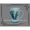 porceain mug with elephant design
